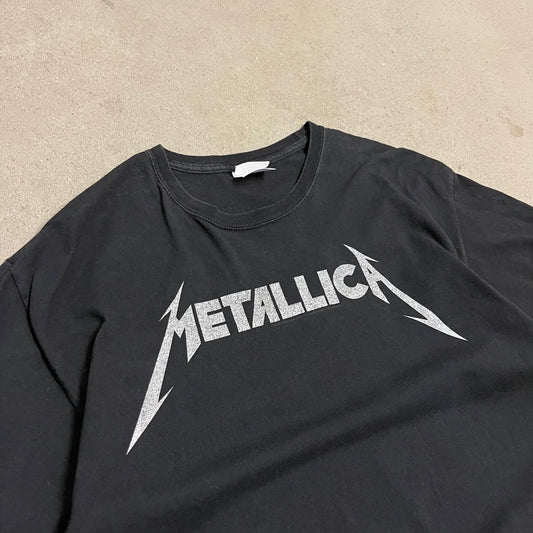 2008 Black Hanes Metallica Tee - L