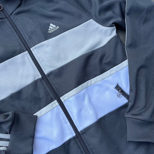 2008 Grey Adidas Track Jacket - M