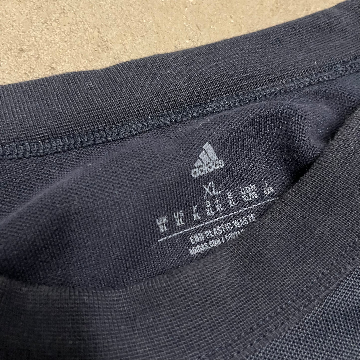 Vintage Blue Silver Adidas Real Madrid Sweater - XL