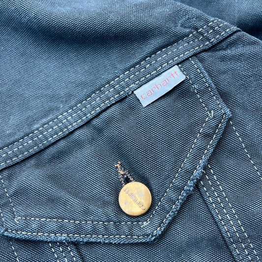 Vintage Black Faded Carhartt Jacket - L
