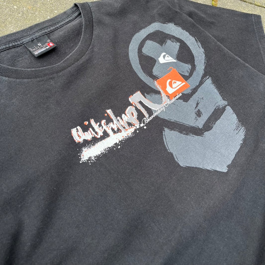 Vintage Black Quicksilver Tee - L