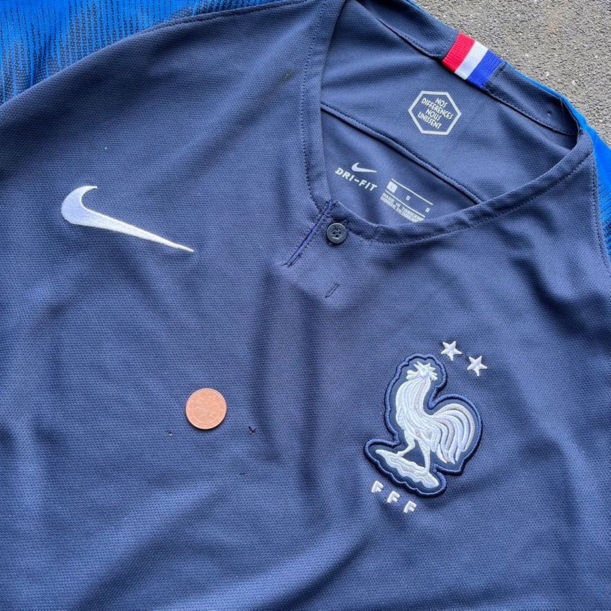 2018 Blue Nike France Kit - L