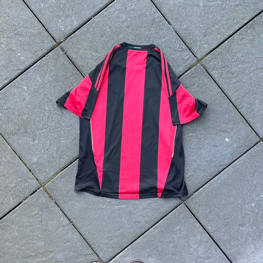 2010 Black Red Adidas AC Milan Kit - L