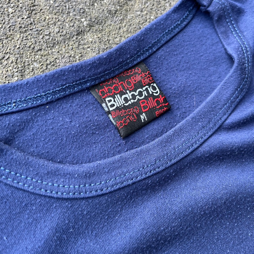 Vintage Y2K Blue Billabong Tee - M