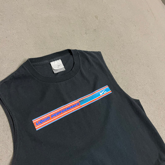Vintage Black Nike Tank Top - M