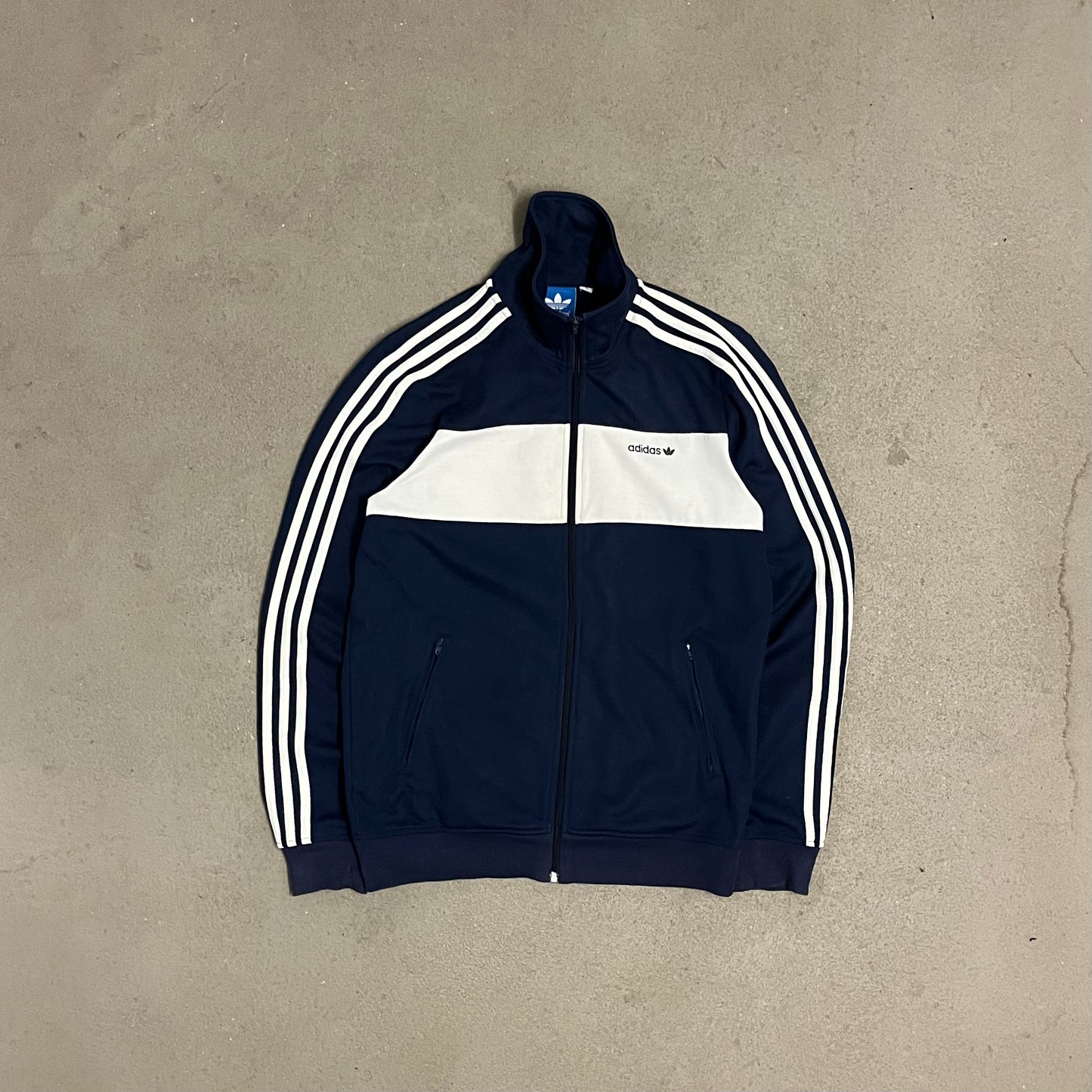 2012 Blue Adidas Track Jacket - M