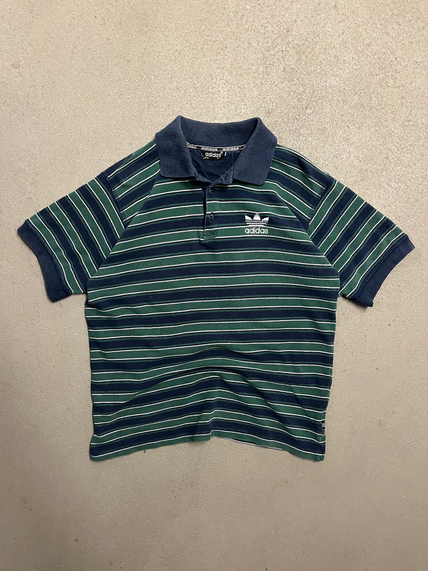 Vintage 90s Blue Green Adidas Polo - M (W)