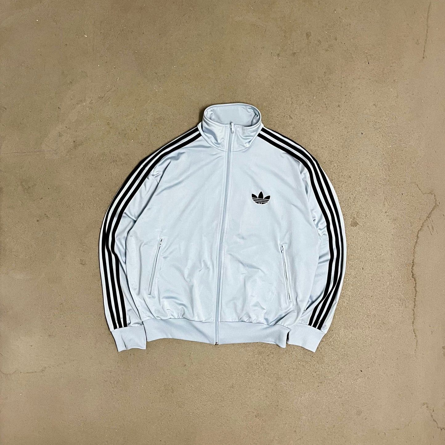 2011 Light Blue Adidas Firebird Track Jacket - L