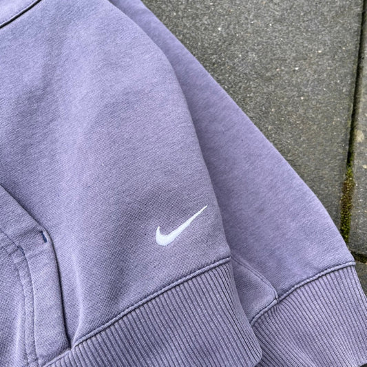 Vintage Purple Faded Nike Hoodie - M