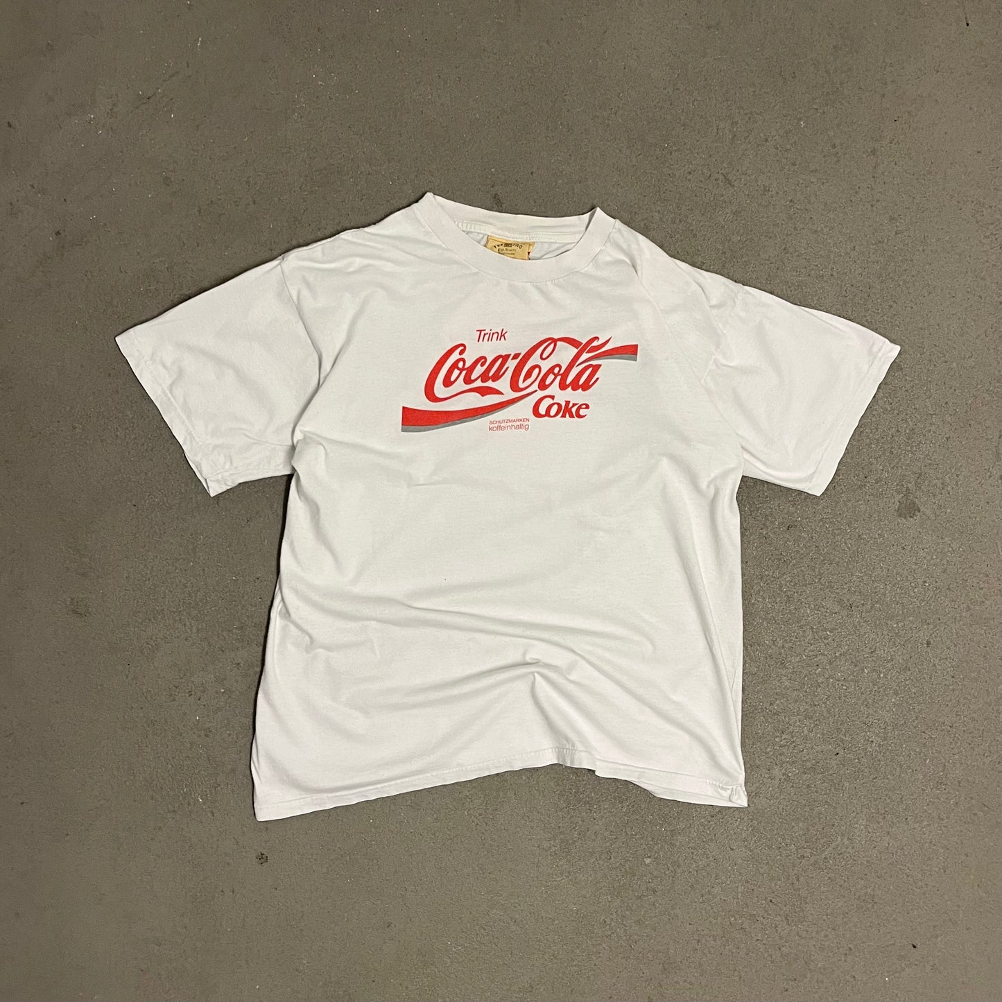 Vintage White Texco Coca Cola Tee - M