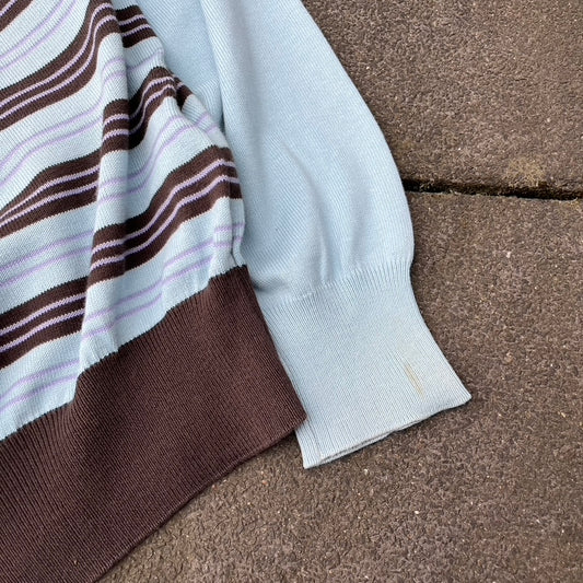 Vintage Blue Fred Perry Sweater - M