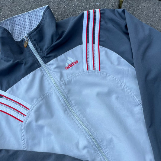 Vintage 2005 Grey Adidas Track Jacket - M