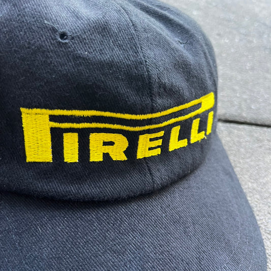 Vintage Black Pirelli Cap