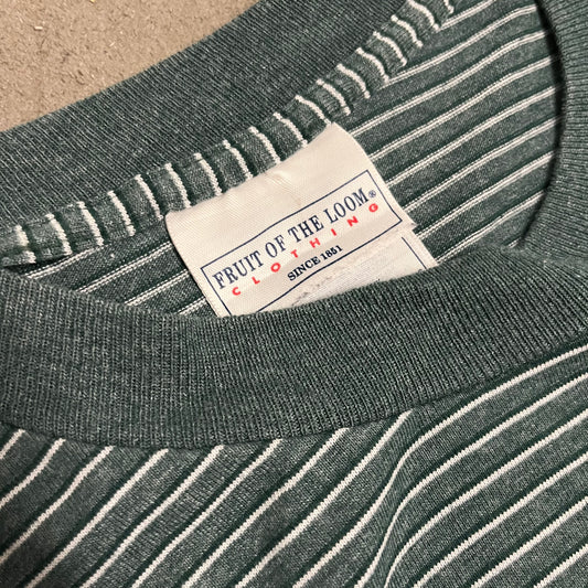 Vintage Green Fruit of the Loom Tee - L