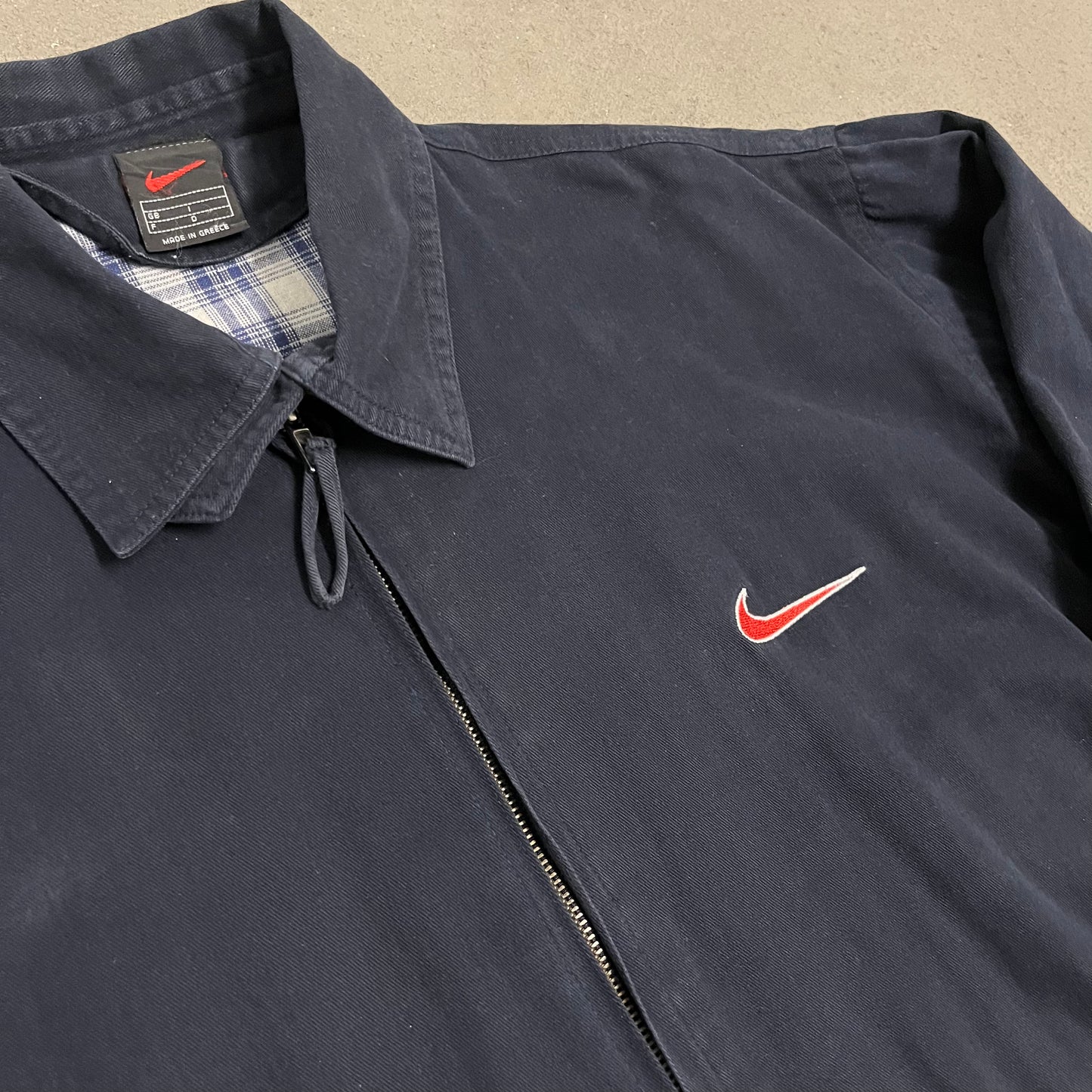 Vintage Blue Nike Harrington Jacket - M