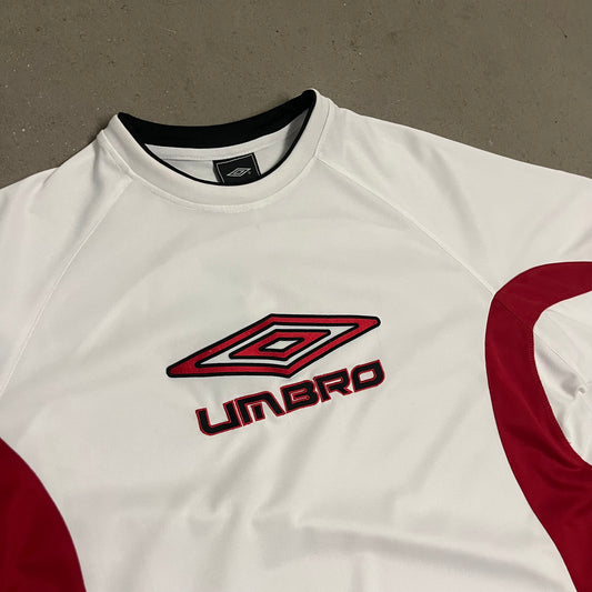 Vintage White Umbro Tee - L