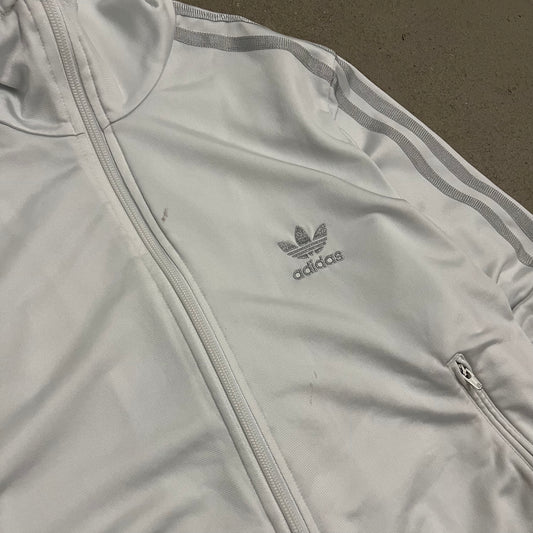 2011 Silver Adidas Track Jacket - L (W)