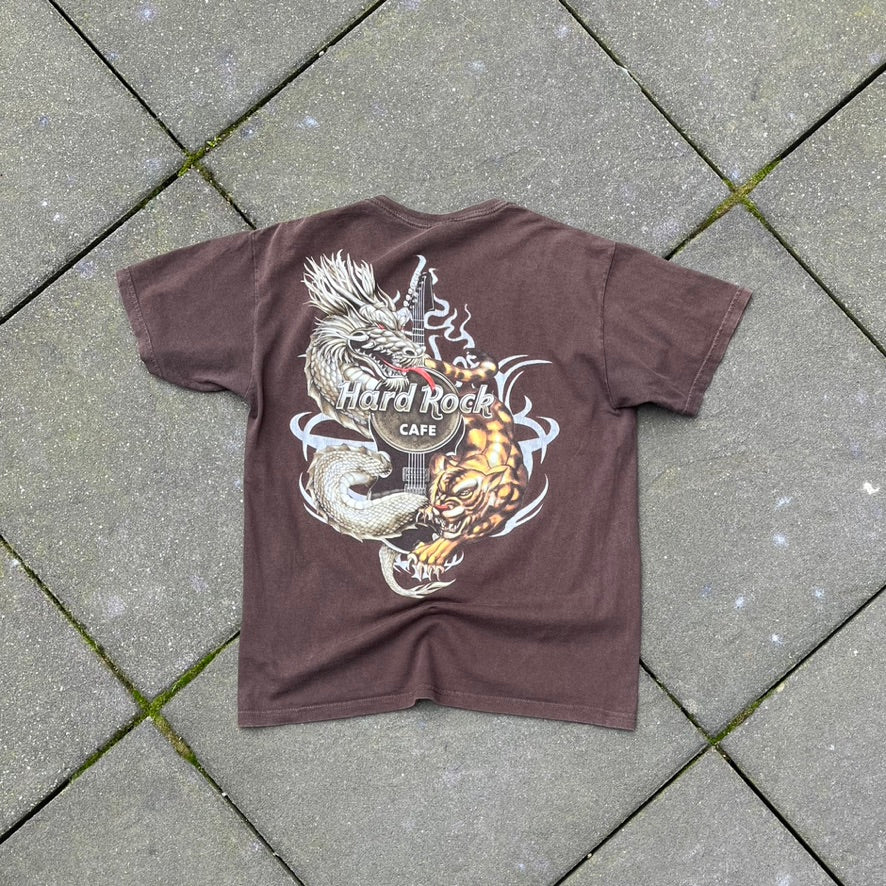 Vintage Brown Hard Rock Tee - L