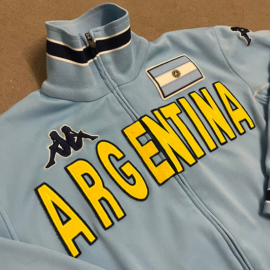 Vintage Blue Kappa Argentina Zip Up - M (W)