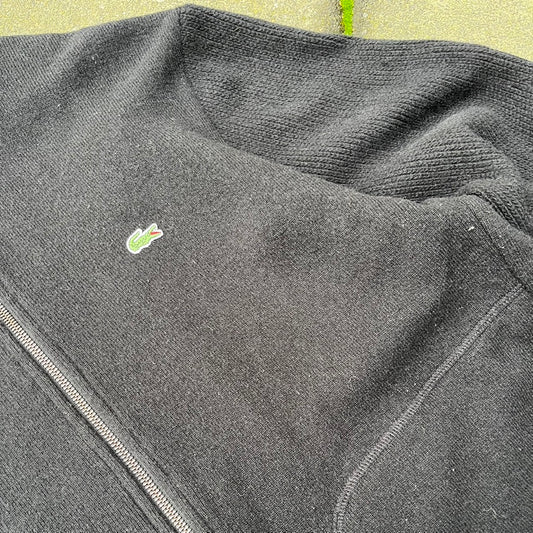Vintage Black Lacoste Zip Up - M