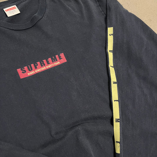 Black Supreme Longsleeve - L