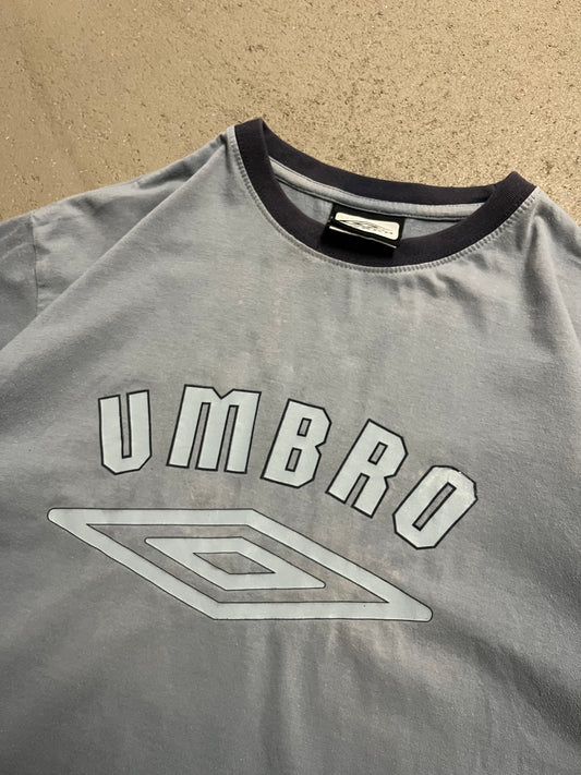 Vintage Y2K Blue Umbro Ringer Tee - M