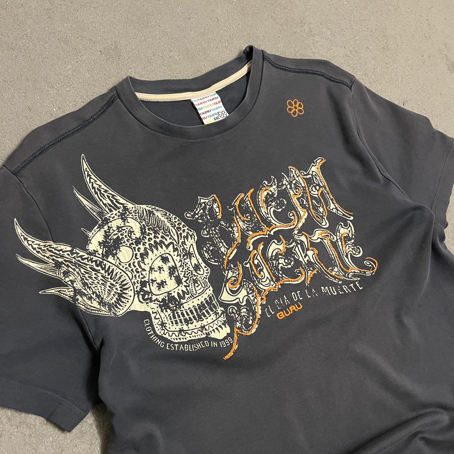 Vintage Grey Guru Tee - L