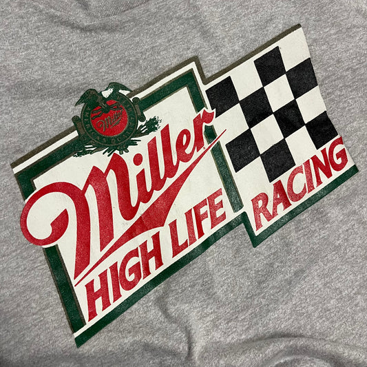 Vintage Grey Screen Stars Miller Racing Single Stitch Tee - L
