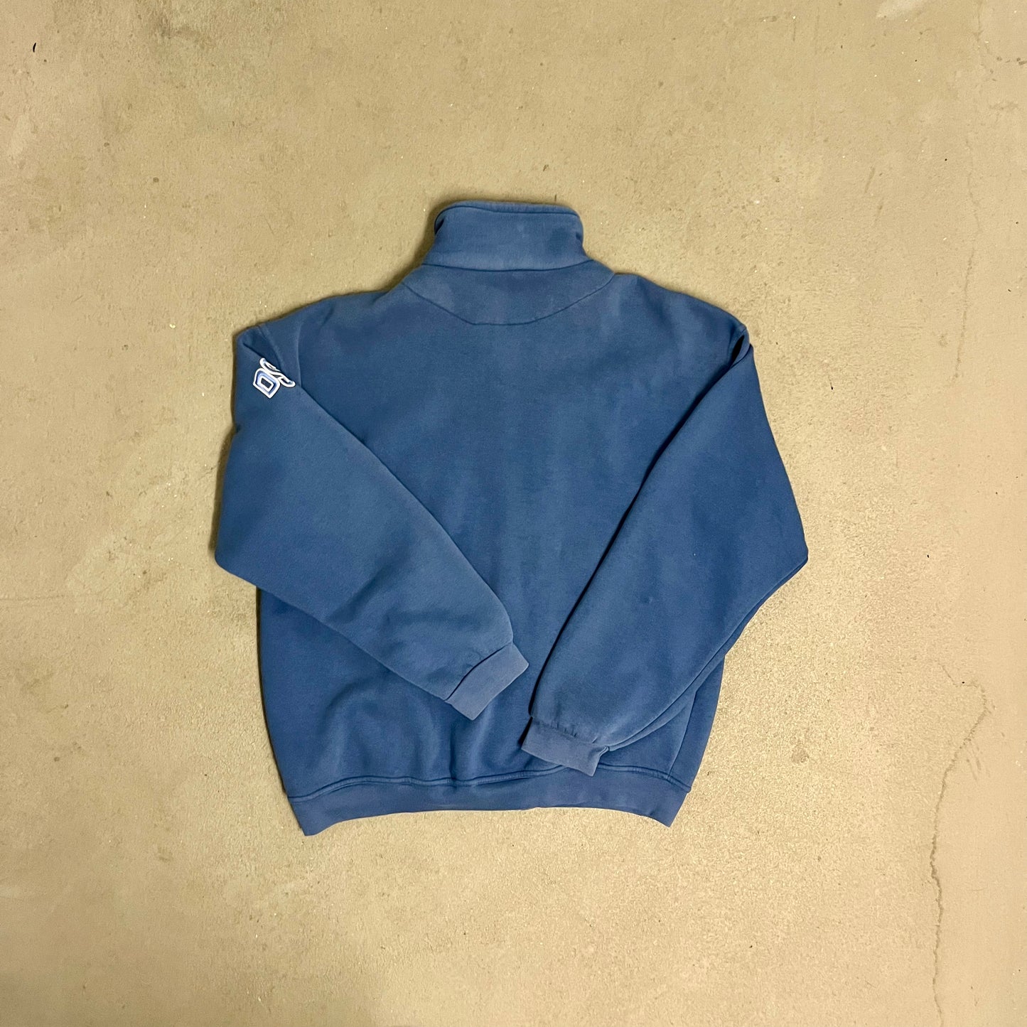 Vintage Y2K Blue Diesel Spellout Zip Up - L