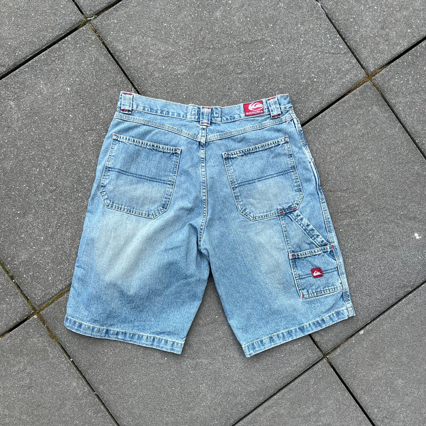 Vintage Y2K Blue Quicksilver Carpenter Shorts - L