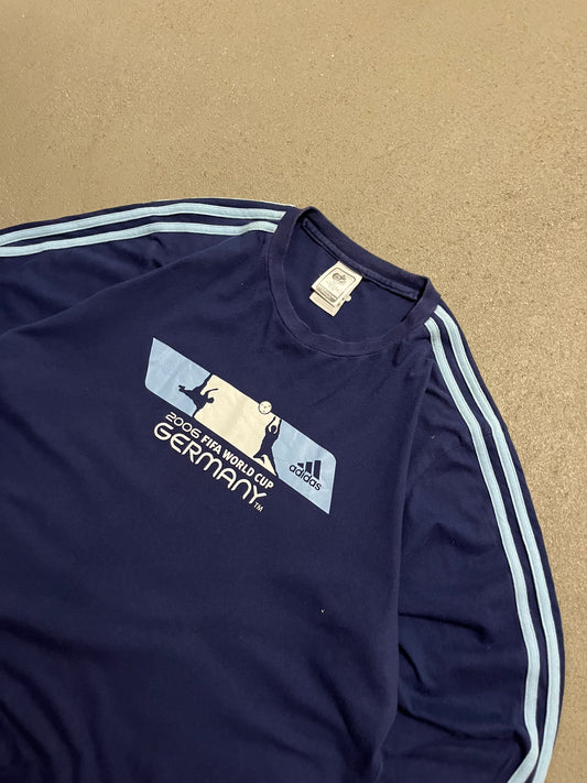 Vintage 2005 Blue Adidas World Cup 2006 Longsleeve - M