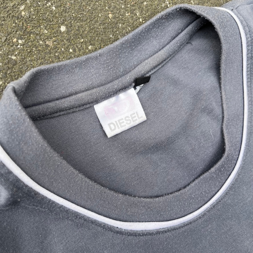 Vintage Grey Diesel Tank Top - L
