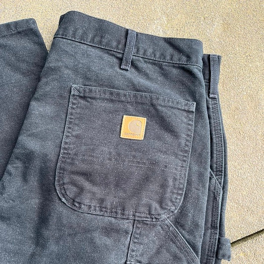 Vintage Black Carhartt Carpenter Pants - XL