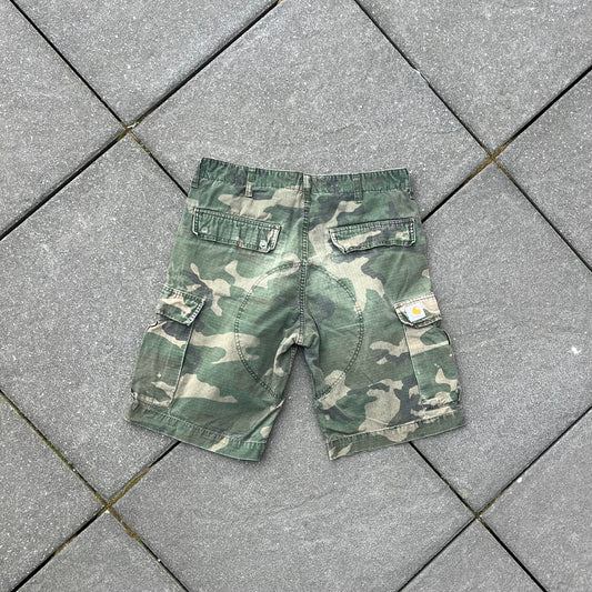 Green Camo Carhartt Cargo Shorts - 31