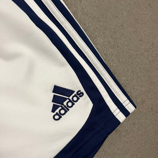 2008 White Blue Adidas Shorts - S