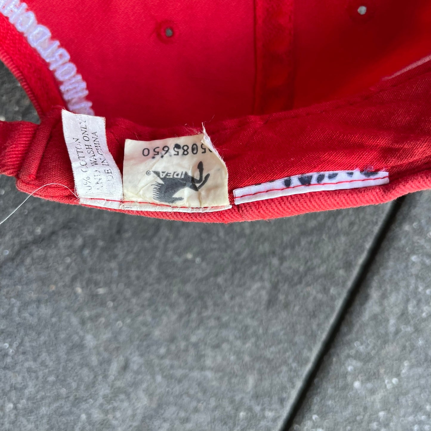 Vintage 2000 Red Ferrari Cap