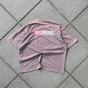 Vintage Brown Faded Diesel Tee - XL