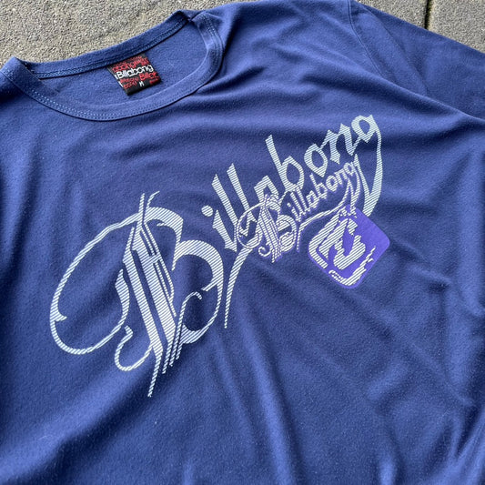 Vintage Y2K Blue Billabong Tee - M