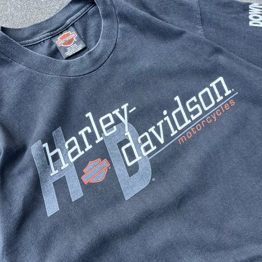 Vintage 1998 Black Harley Davidson Tee - L