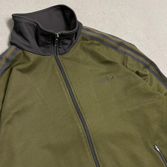 2007 Green Brown Adidas Beckenbauer Track Jacket - XL