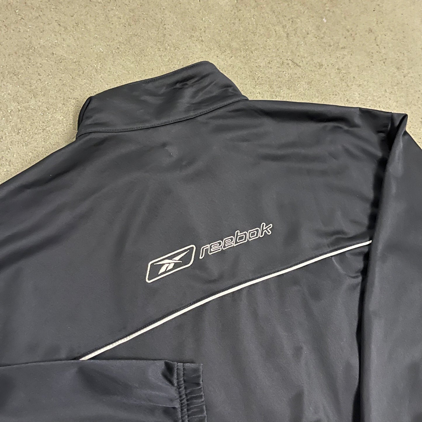 Vintage Black Reebok Track Jacket - L