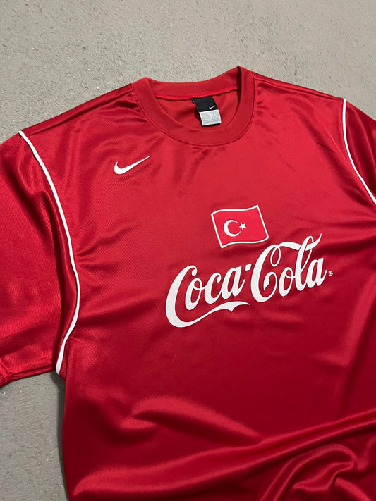 Vintag Red Nike Türkey Coca Cola Kit - L