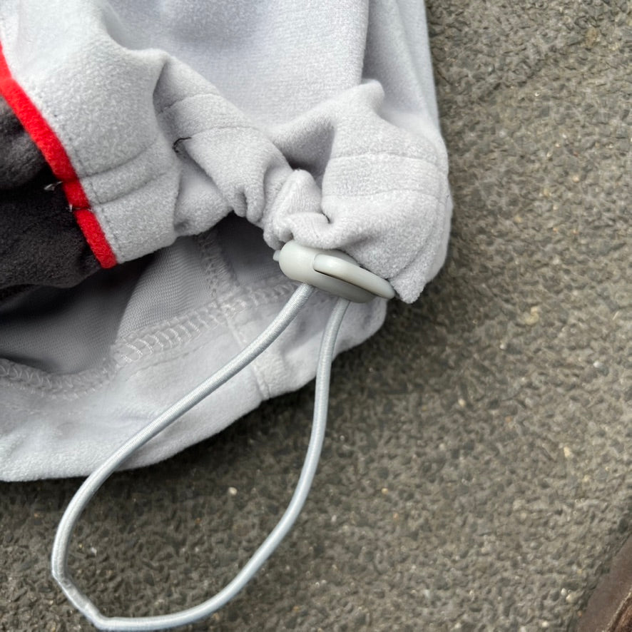 Vintage 2004 Grey Adidas Fleece Track Jacket - L