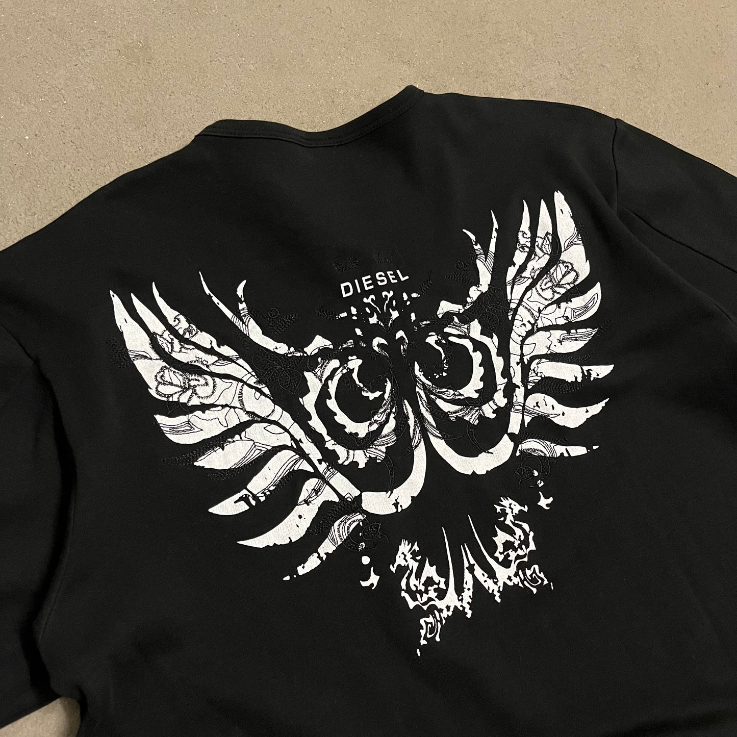 Vintage Black Diesel Tee - L