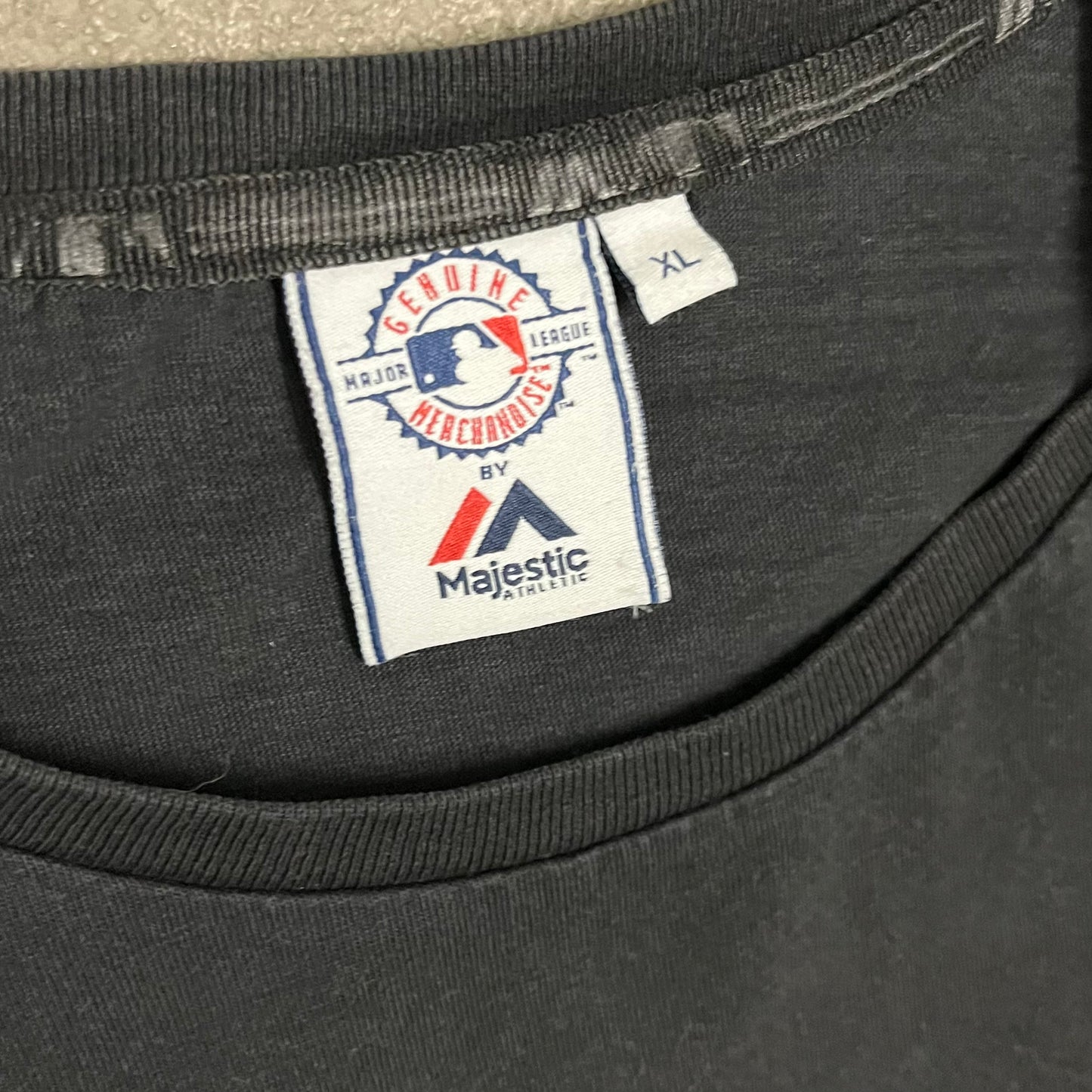 Vintage Black Majestic Yankees Tee - XL