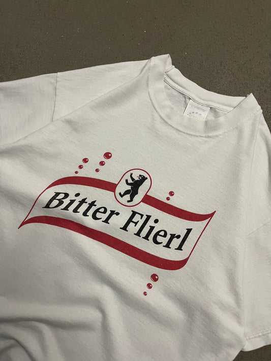 Vintage White Screen Stars Bitter Flierl Tee - L