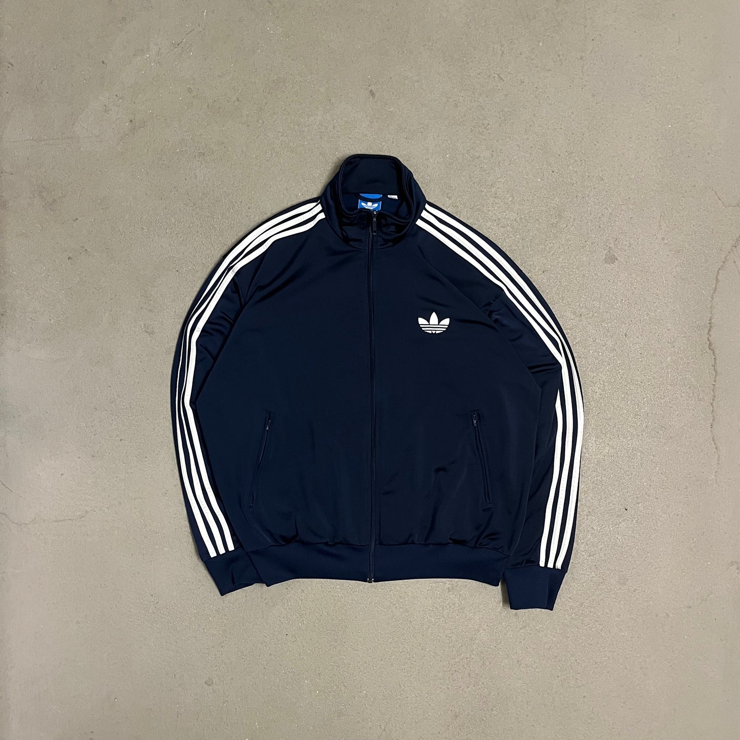 2010 Blue White Adidas Firebird Track Jacket - XL