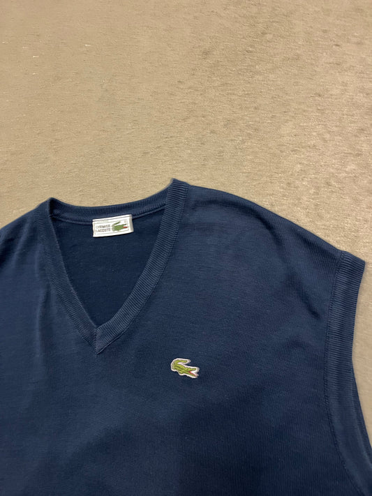 Vintage Lacoste Knit Vest - M