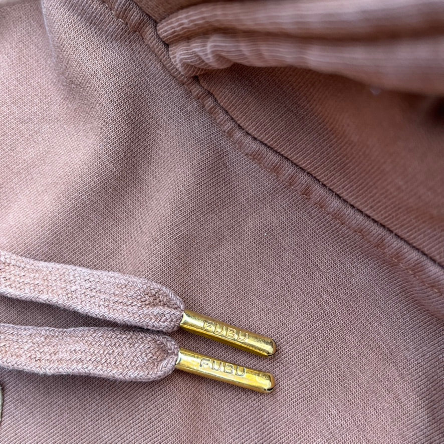 Vintage Y2K Brown Fubu Hoodie - M