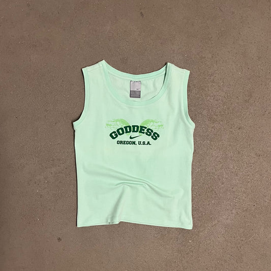 Vintage Green Nike Goddess Tee - S (W)